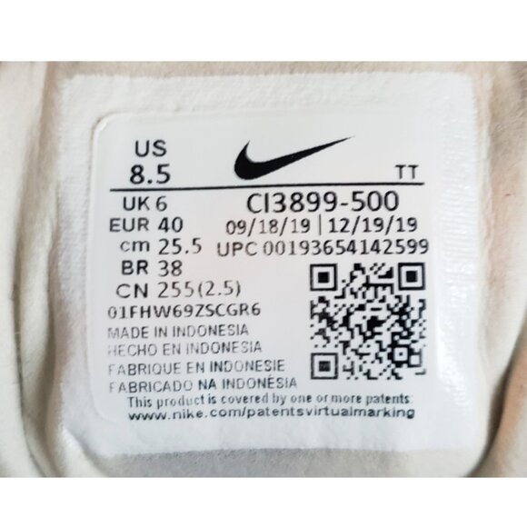 Nike Air Max 270 React Women's Sneakers Size- 8.5 White/Pink - Picture 5 of 10